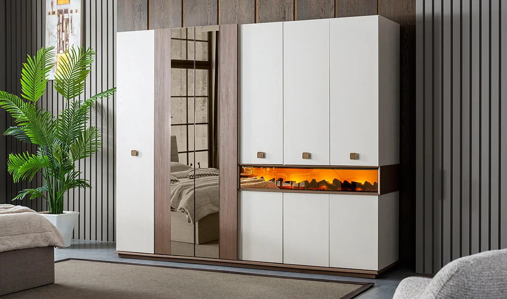 Enzio 6 Kapılı Gardrop