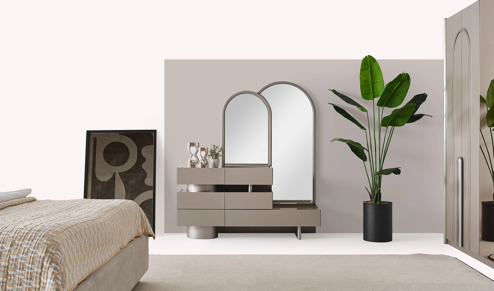 Gordion Şifonyer - Gri