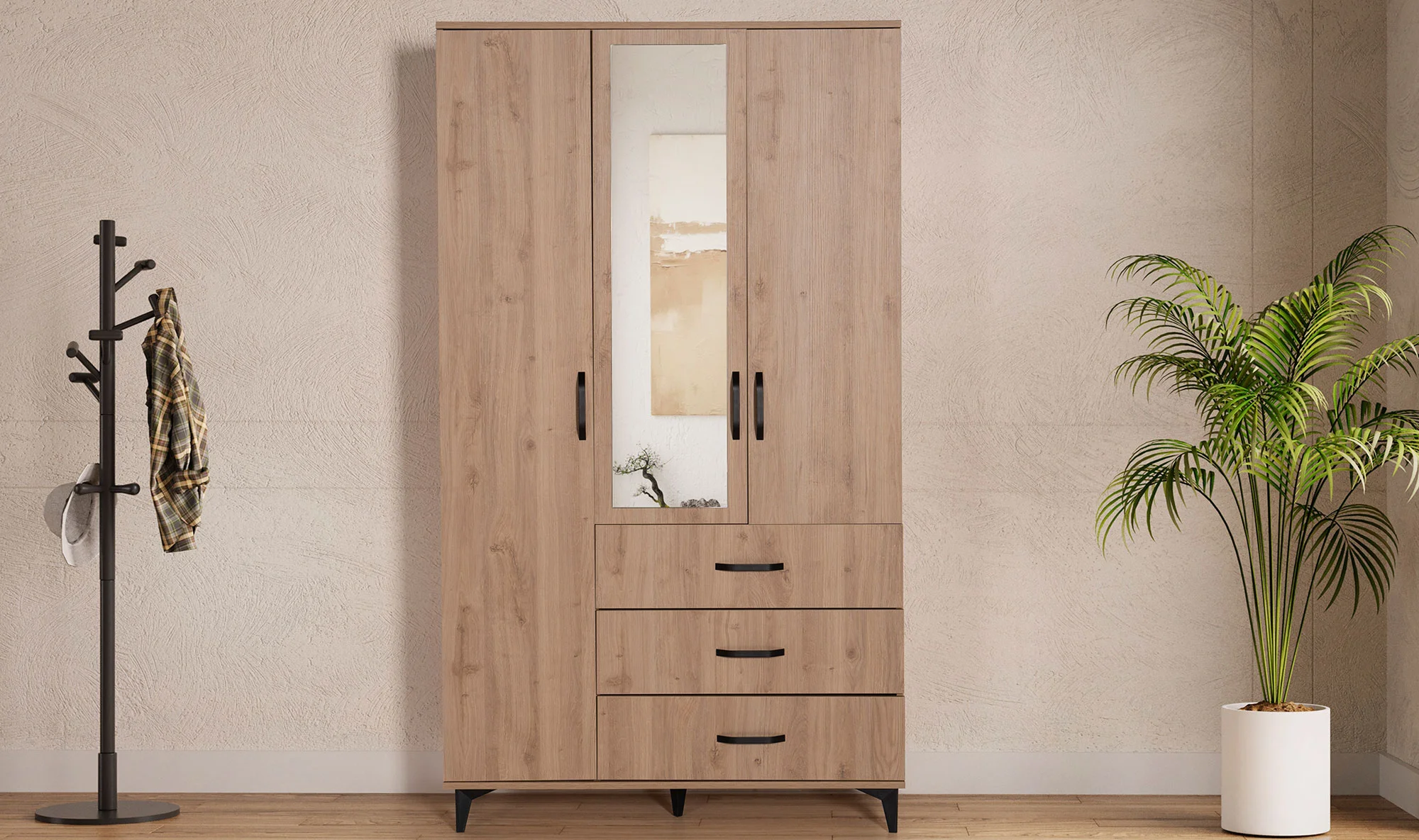 ?lkim Gardrop - 3 Kapılı