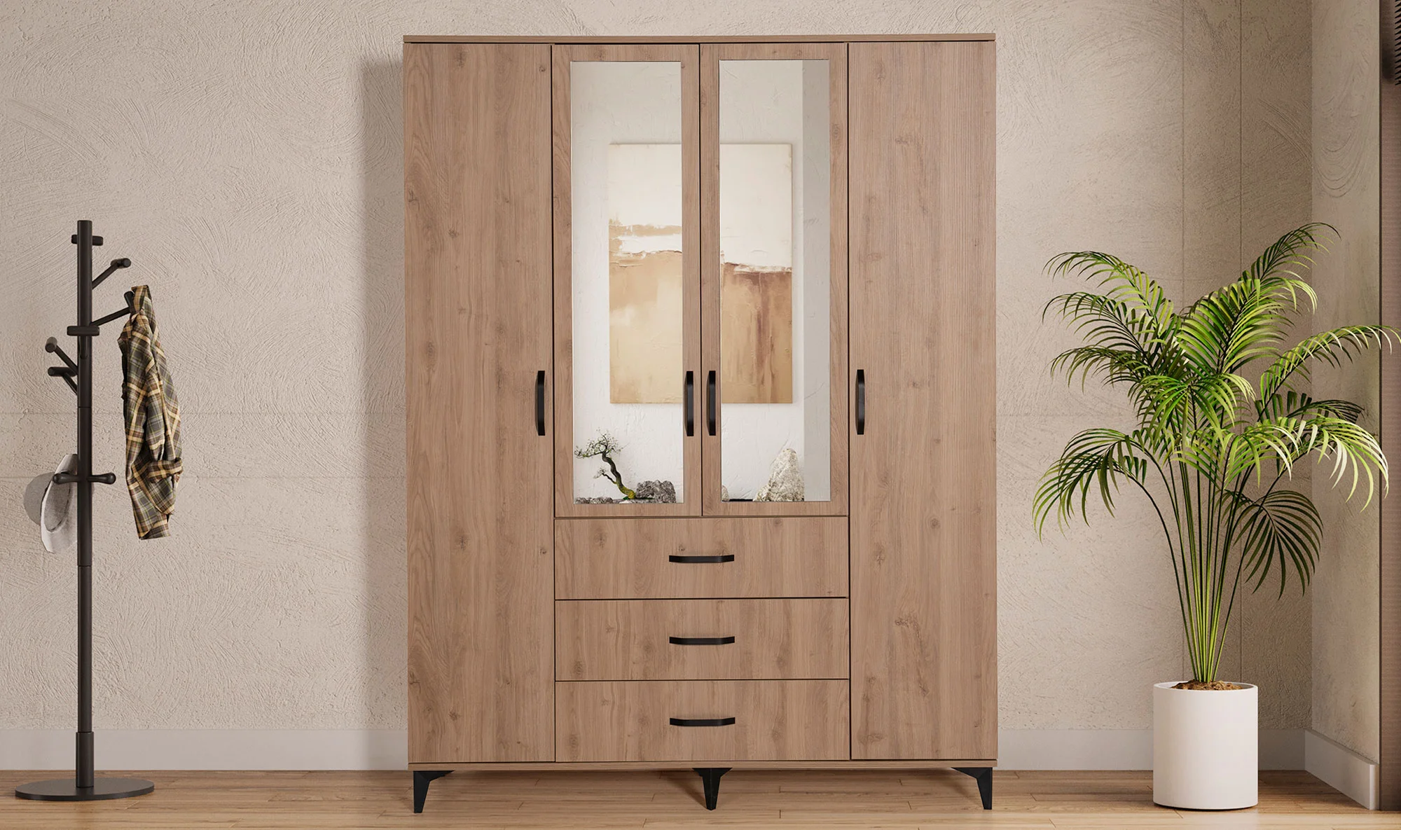 ?lkim Gardrop - 4 Kapılı