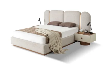 Ömera Bazalı Karyola ve Başlık