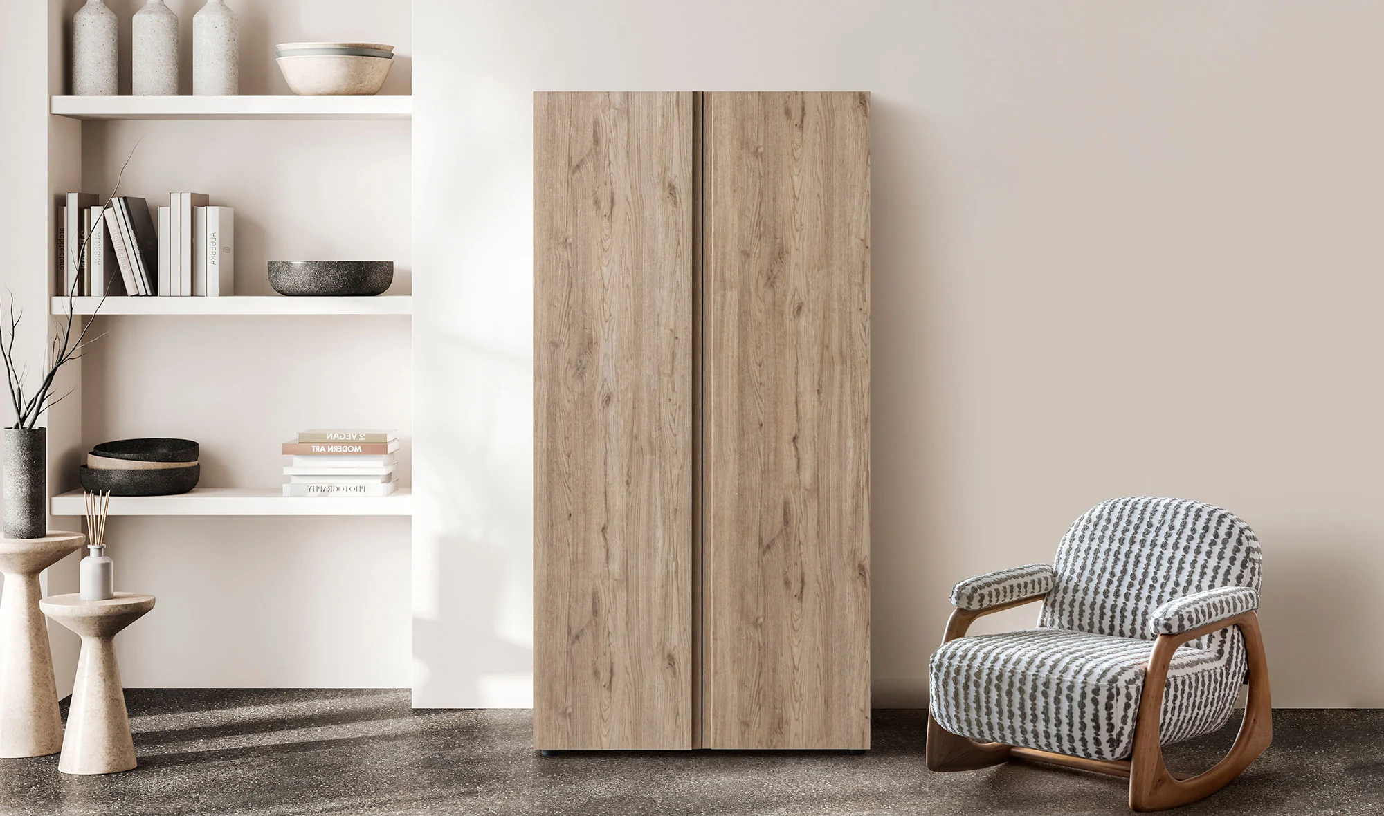 Monna 2 Kapılı Gardrop - Me?e