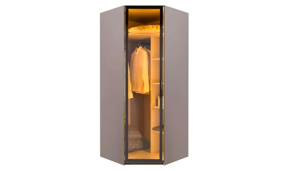 Suare Köşe Giysi Dolabı