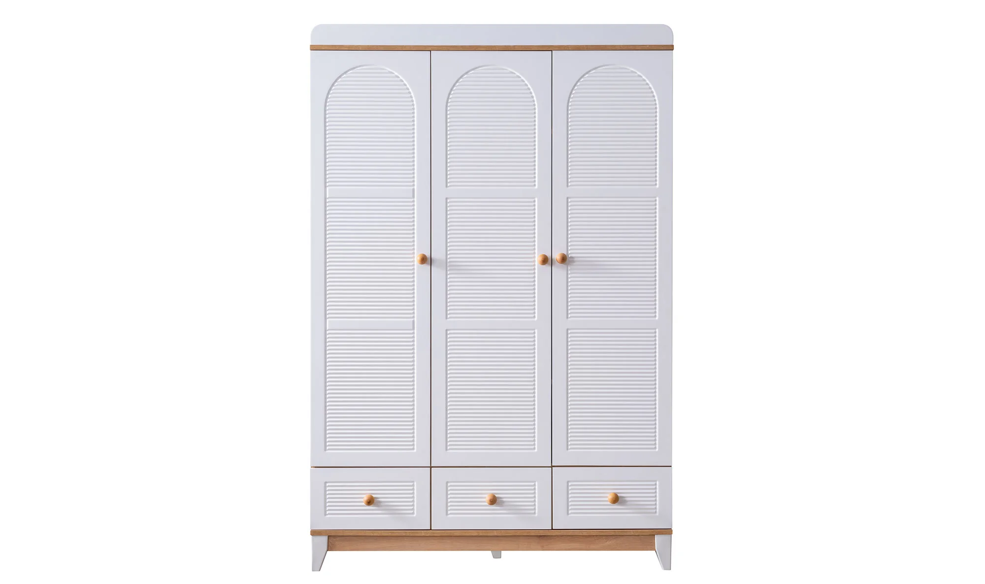Tilda 3 Kapılı Gardrop - Meşe
