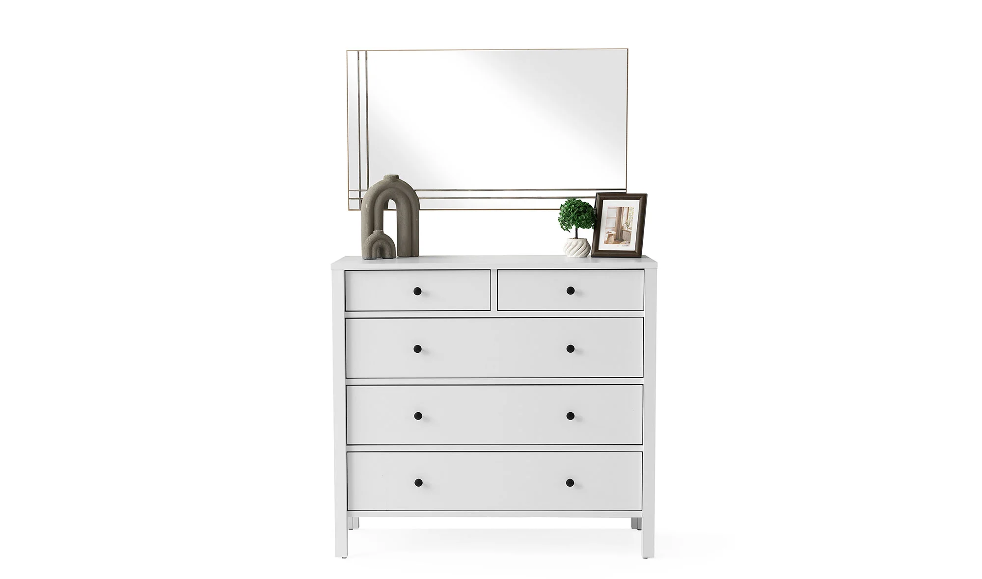 Vienza Şifonyer - Beyaz