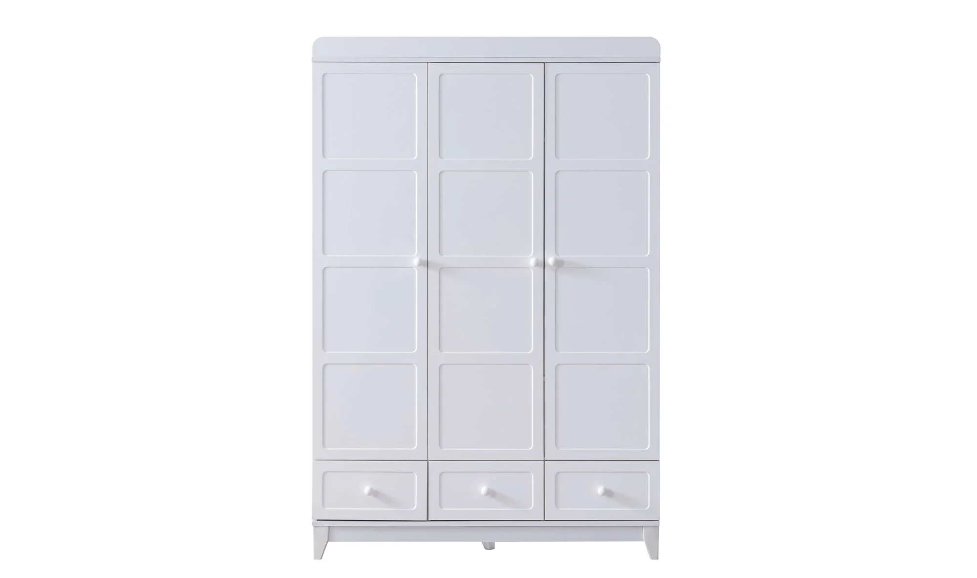 Yaşı 3 Kapılı Gardırop - Beyaz