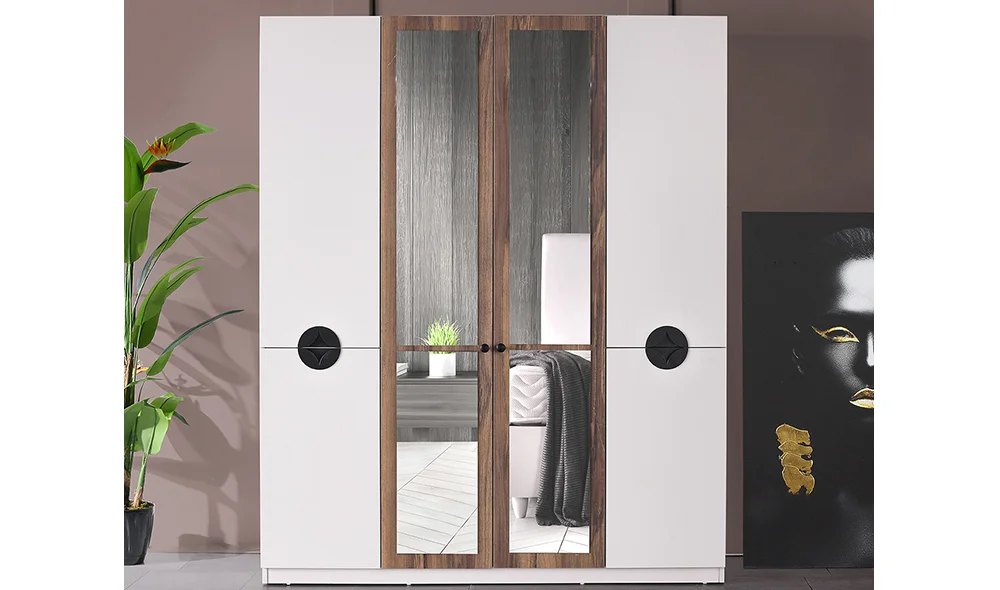 Zerda 4 Kapılı Gardrop