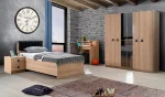 Gardırop + Karyola + Çalışma Masası + Komodin