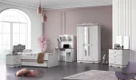 Gardırop + Karyola + Çalışma Masası + Komodin