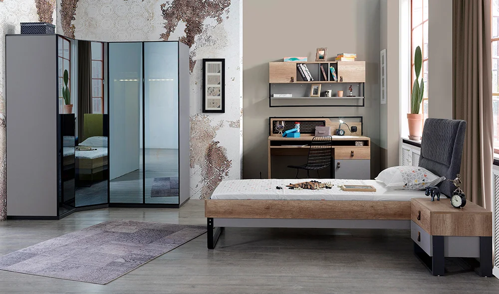 Lofter Köşeli Genç Odası