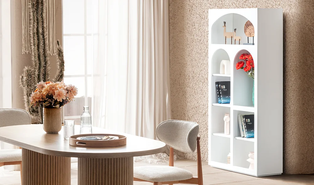 Logo Kitaplık - Beyaz