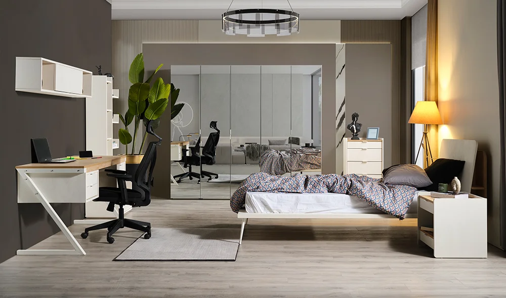 Moderno Genç Odası - 5 Kapılı Aynal?