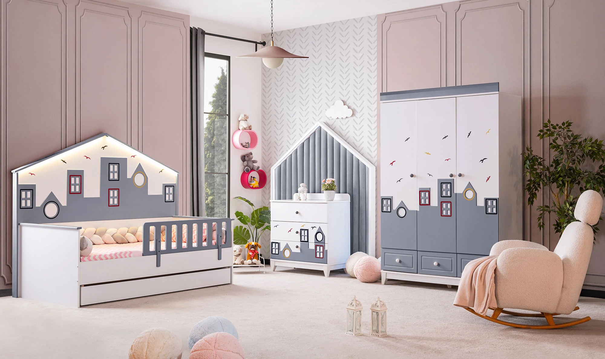 Ozzo Gri Montessori Genç Odası