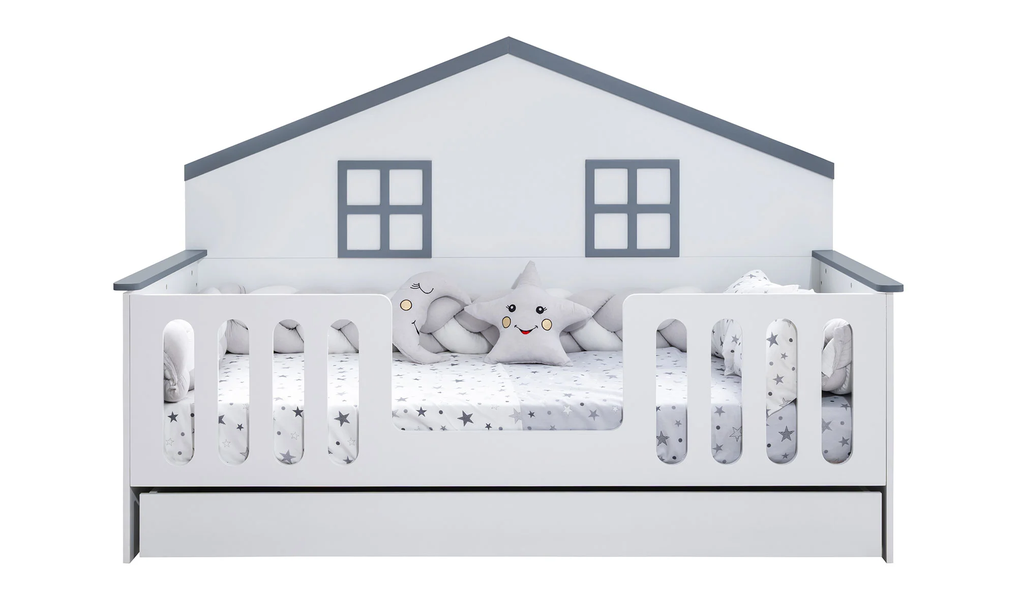 Pearl Montessori Karyola - Gri