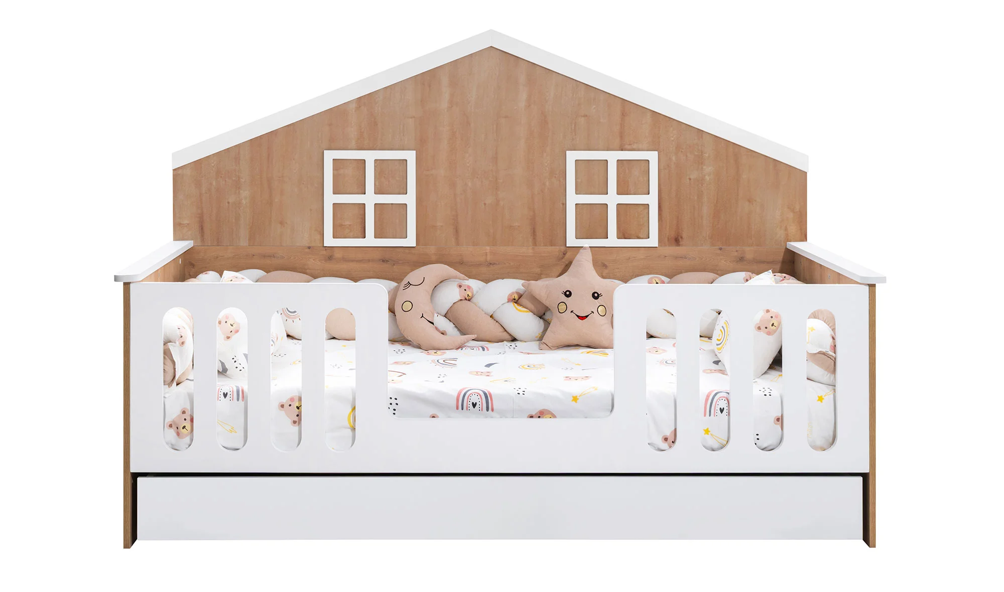 Pearl Montessori Karyola - Meşe