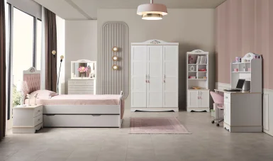 Pink Genç Odası - 3 Kapılı