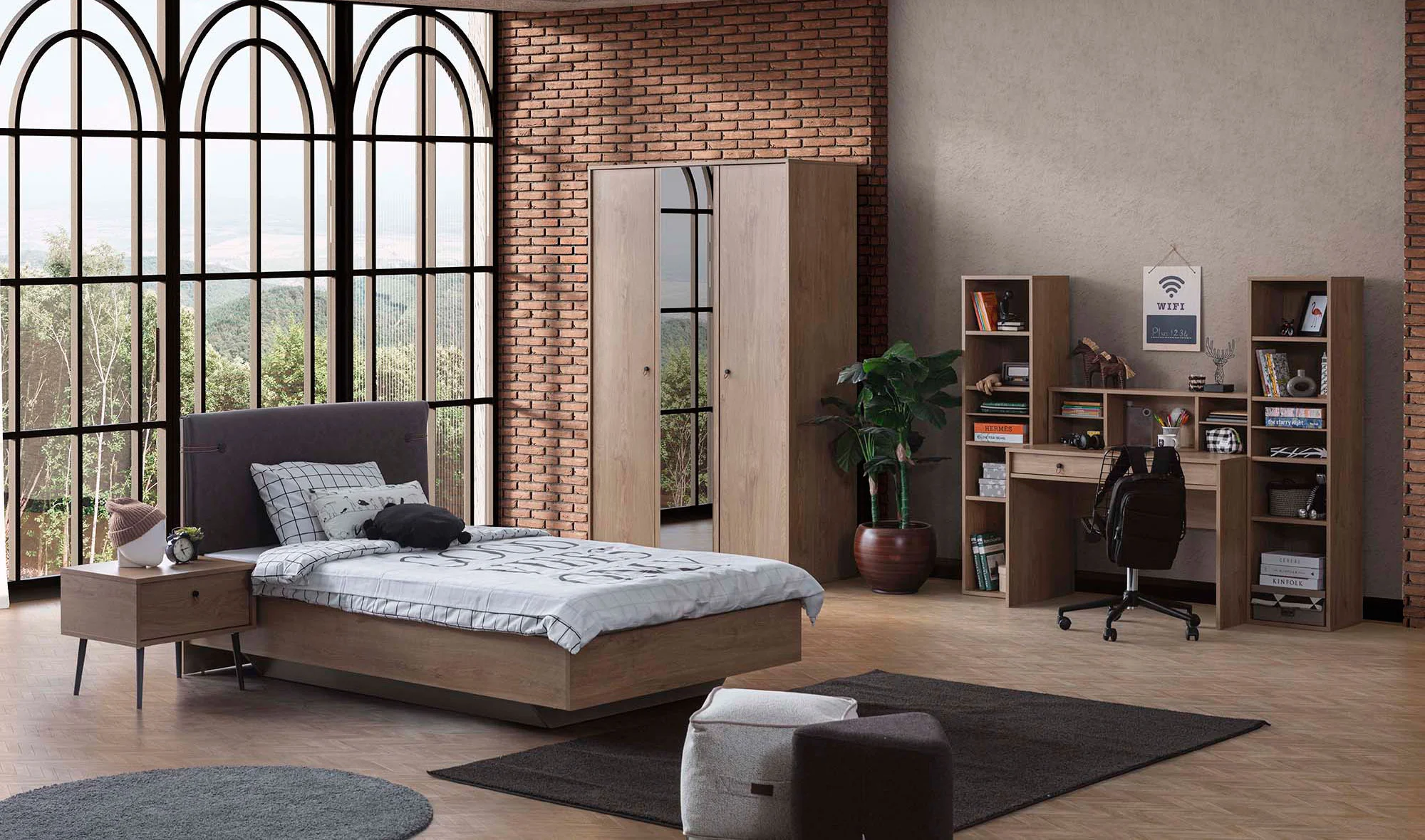 Pony Genç Odası - 3 Kapılı