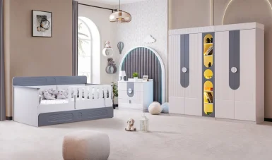 Roselin Montessori Genç Odası - Gri