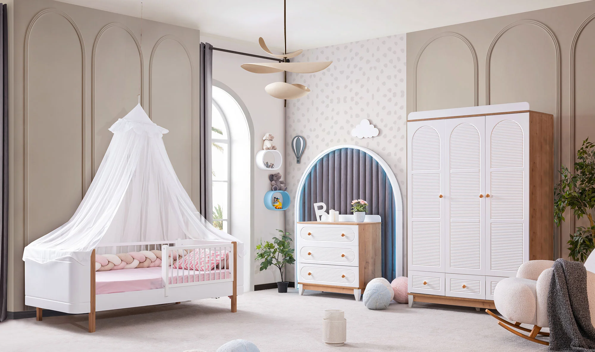 Tilda Montessori Genç Odası - Meşe