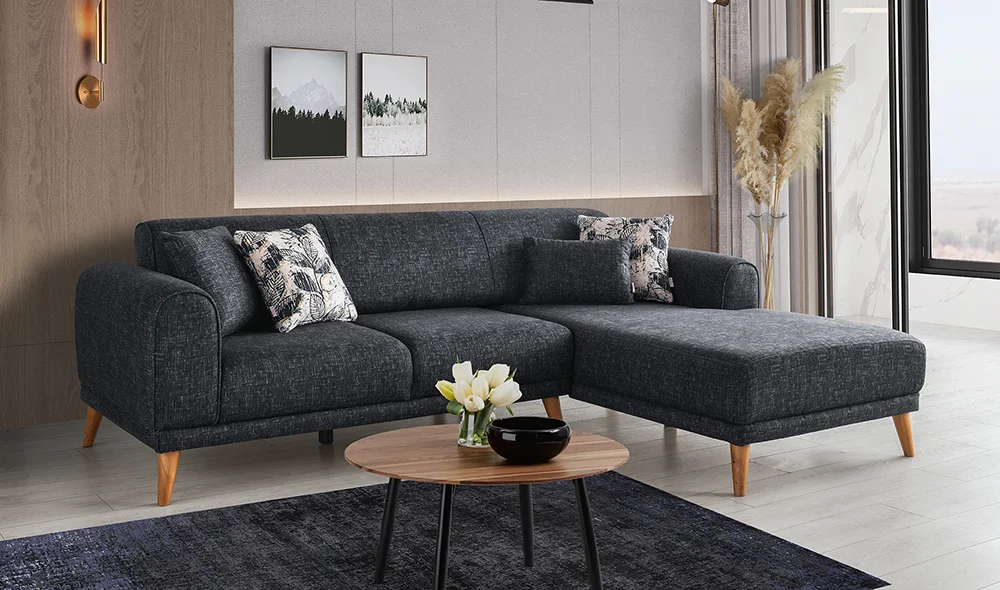 Jessica Köşe Takımı - Antrasit