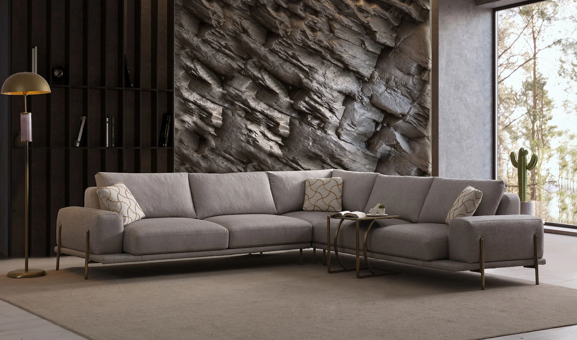 Merina Köşe Takımı - Medium - Antik