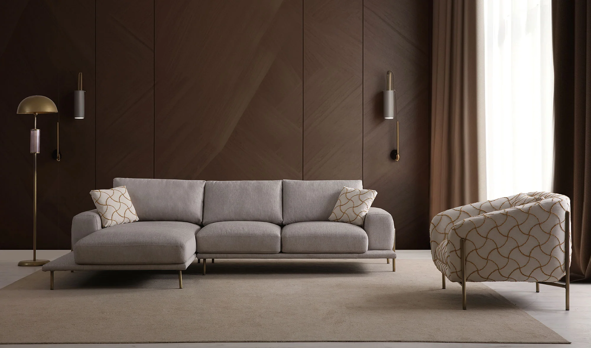 Merina Köşe Takımı - Small - Antik