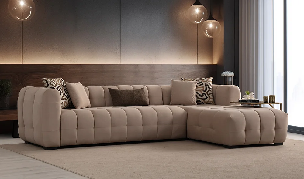 Vitela Köşe Takımı - Bej