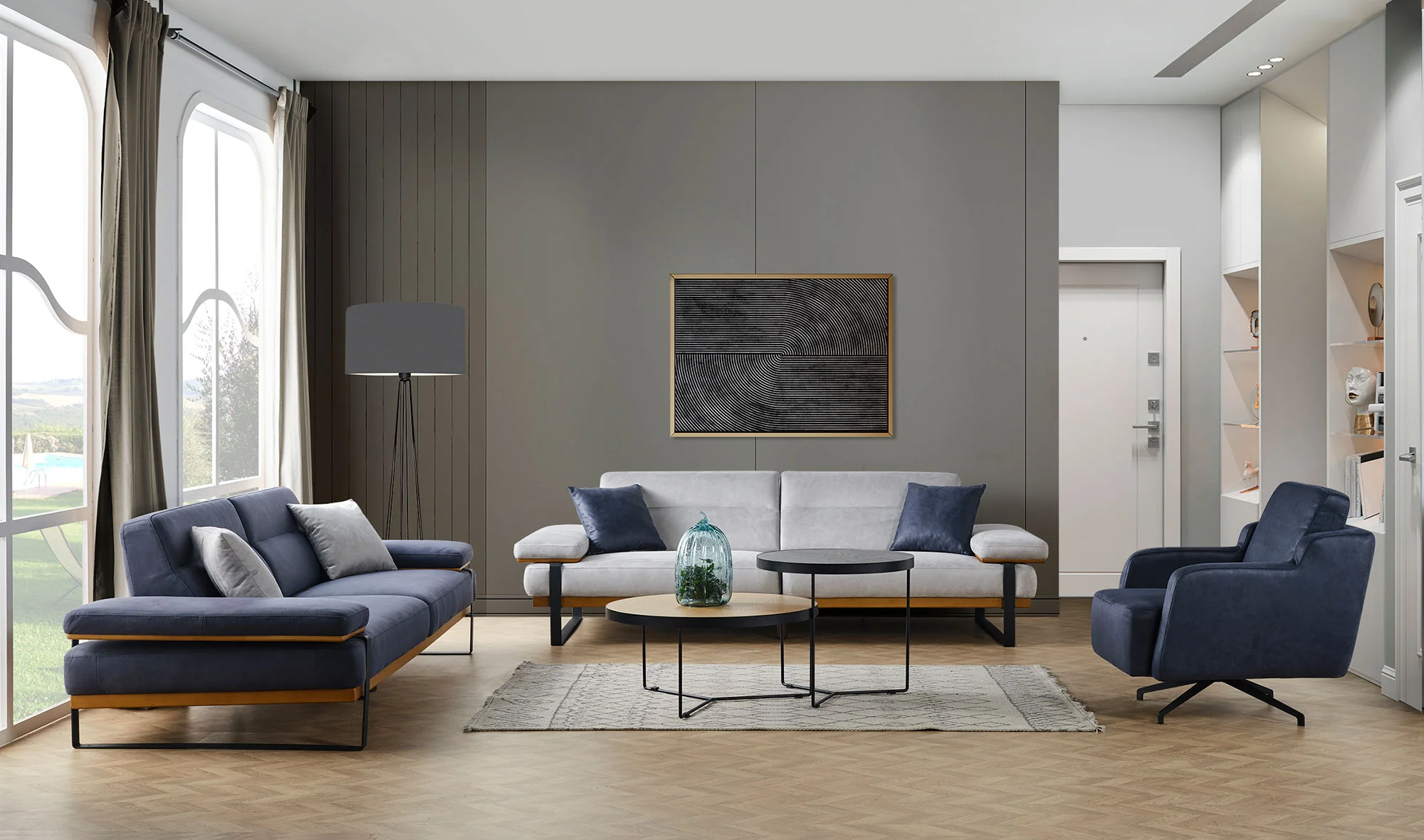 Aydam Koltuk Takımı - Mavi