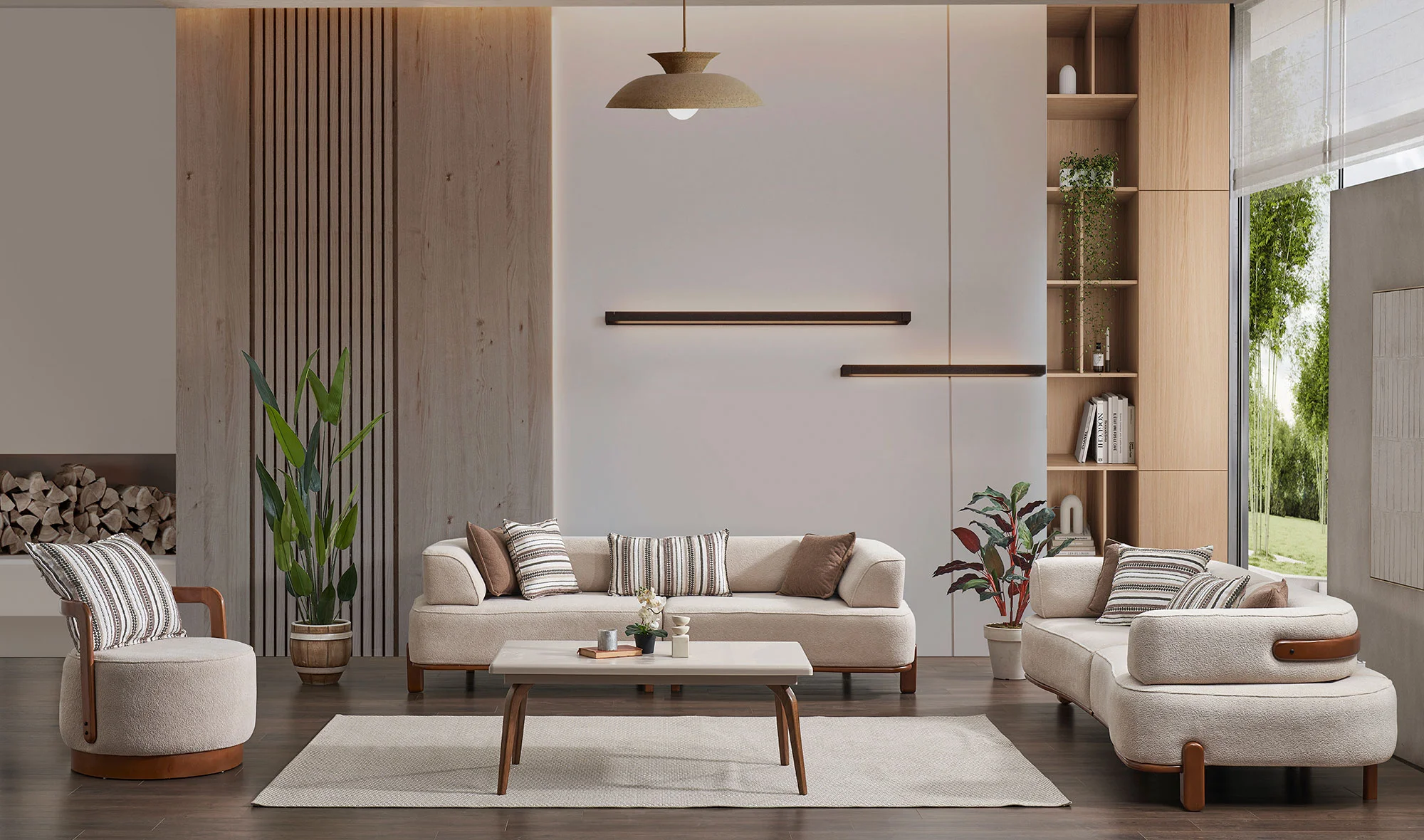 Bologna Koltuk Takımı - Ceviz