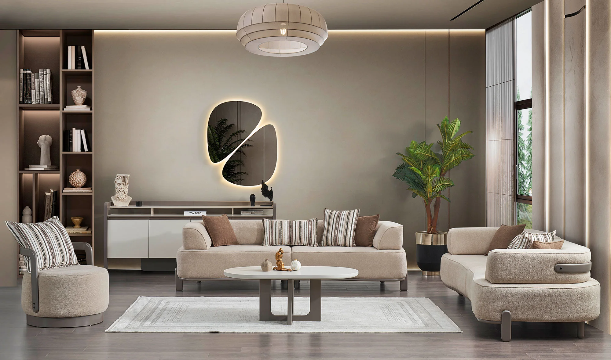 Bologna Koltuk Takımı - Gri