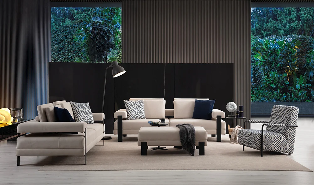 Everest Koltuk Takımı - Siyah - Nubuk