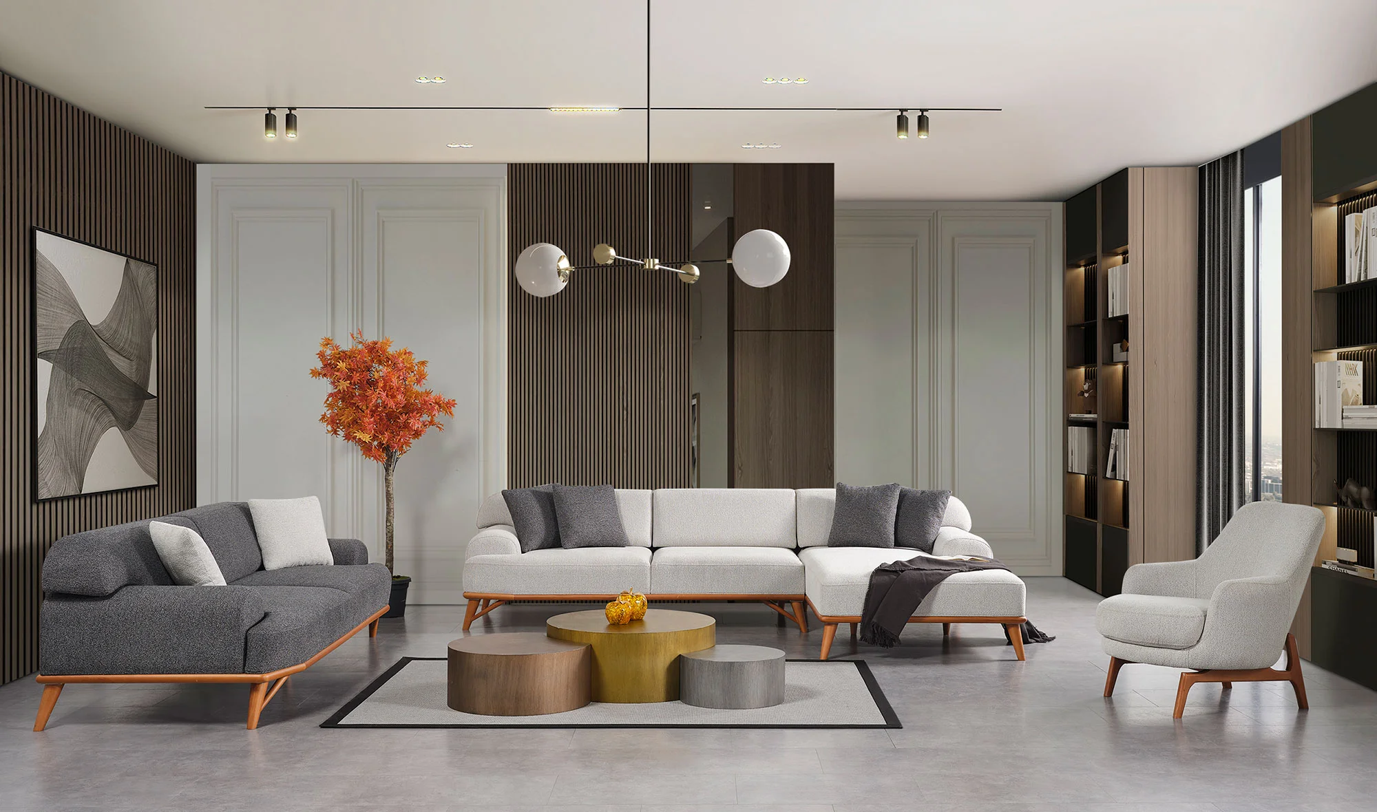 Georgia Köşeli Koltuk Takımı