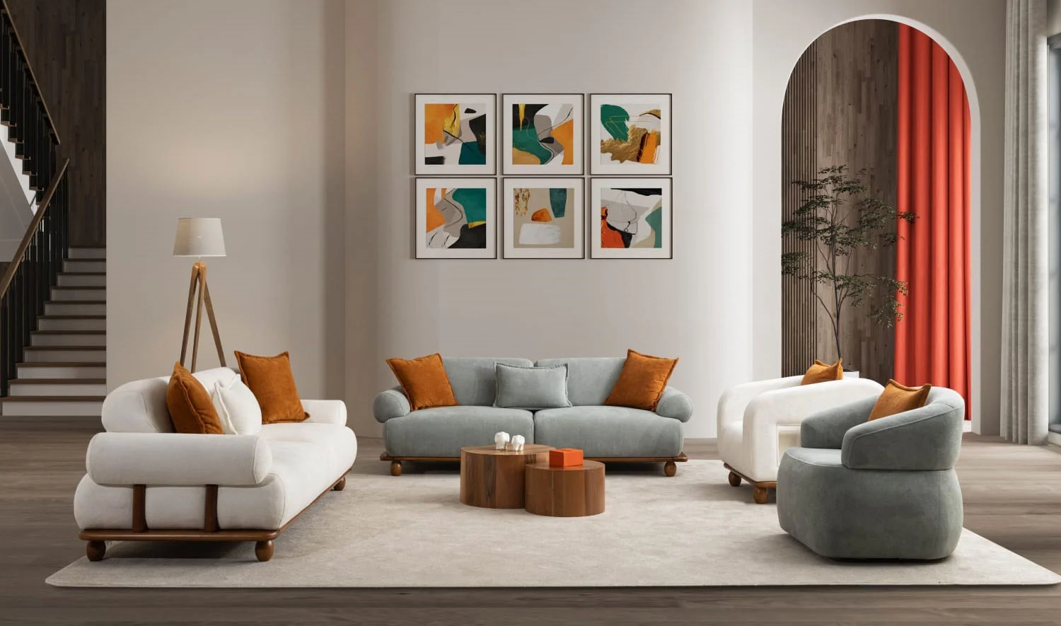 Havana Koltuk Takımı - Colorful