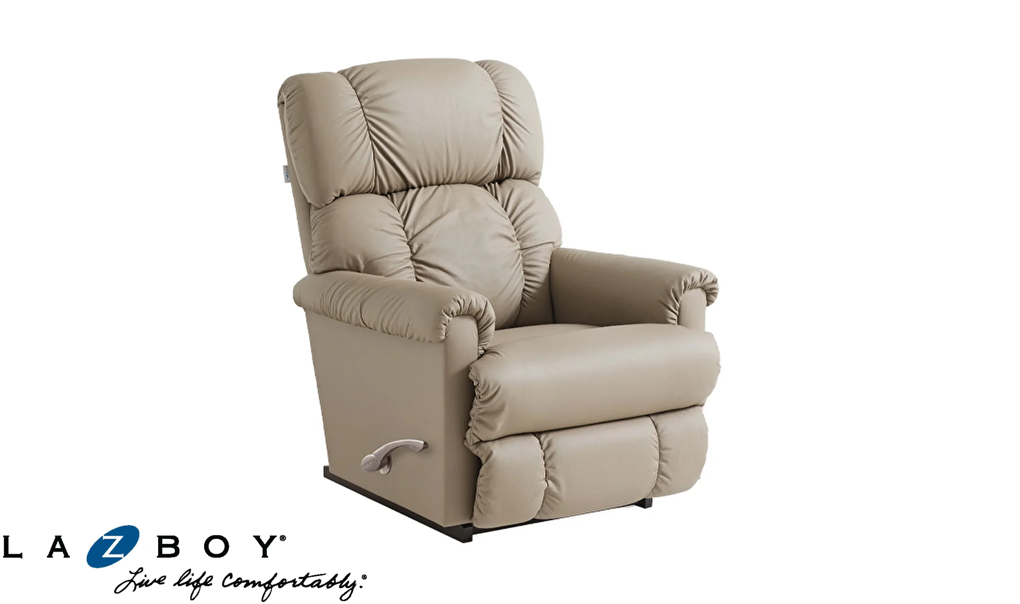 La-Z-Boy Pinnacle Leather Madras Sallan?r TV Koltuğu - Mushroom