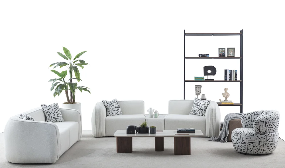 Lantes Koltuk Takımı - Ekru