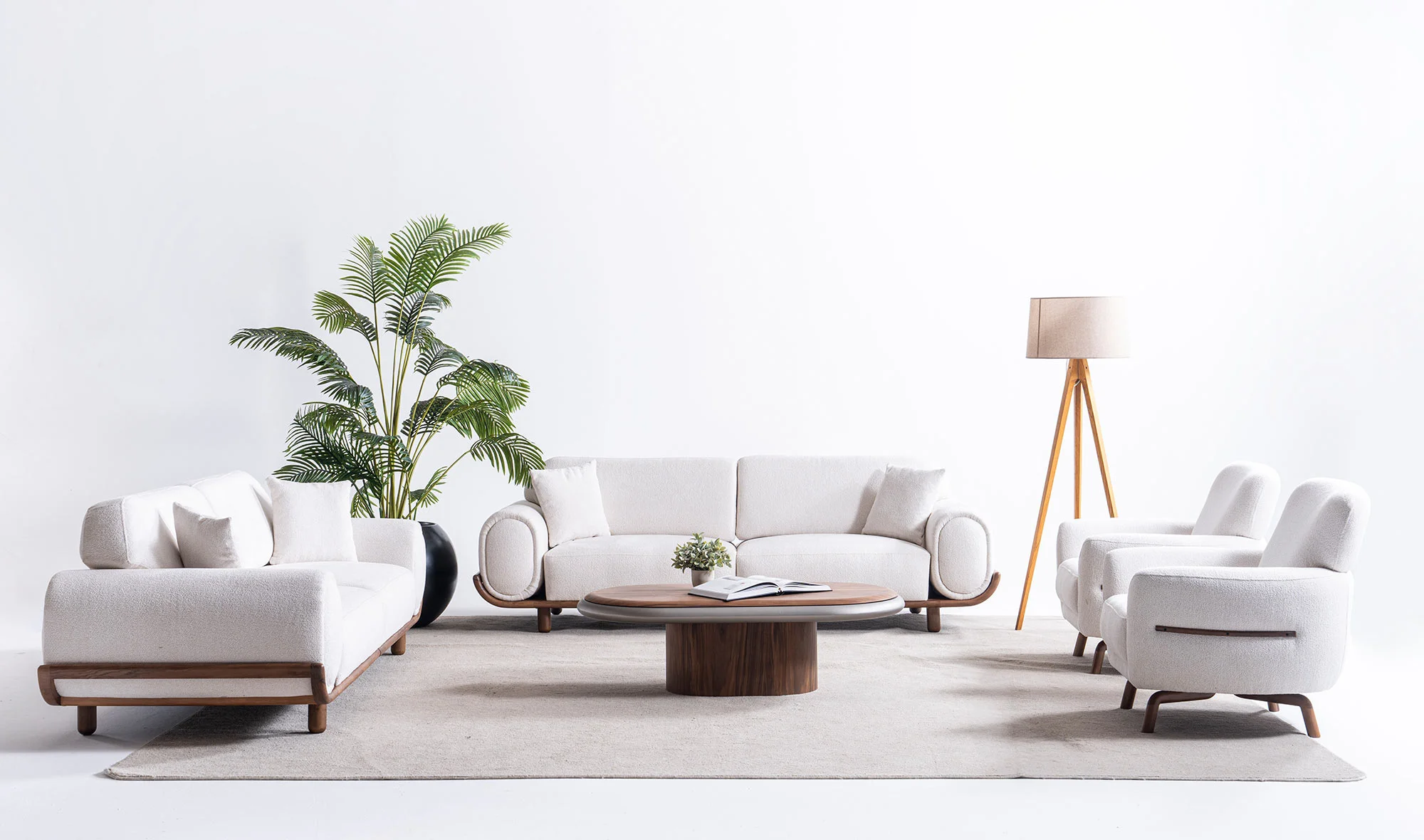 Maisie Koltuk Takımı - Krem