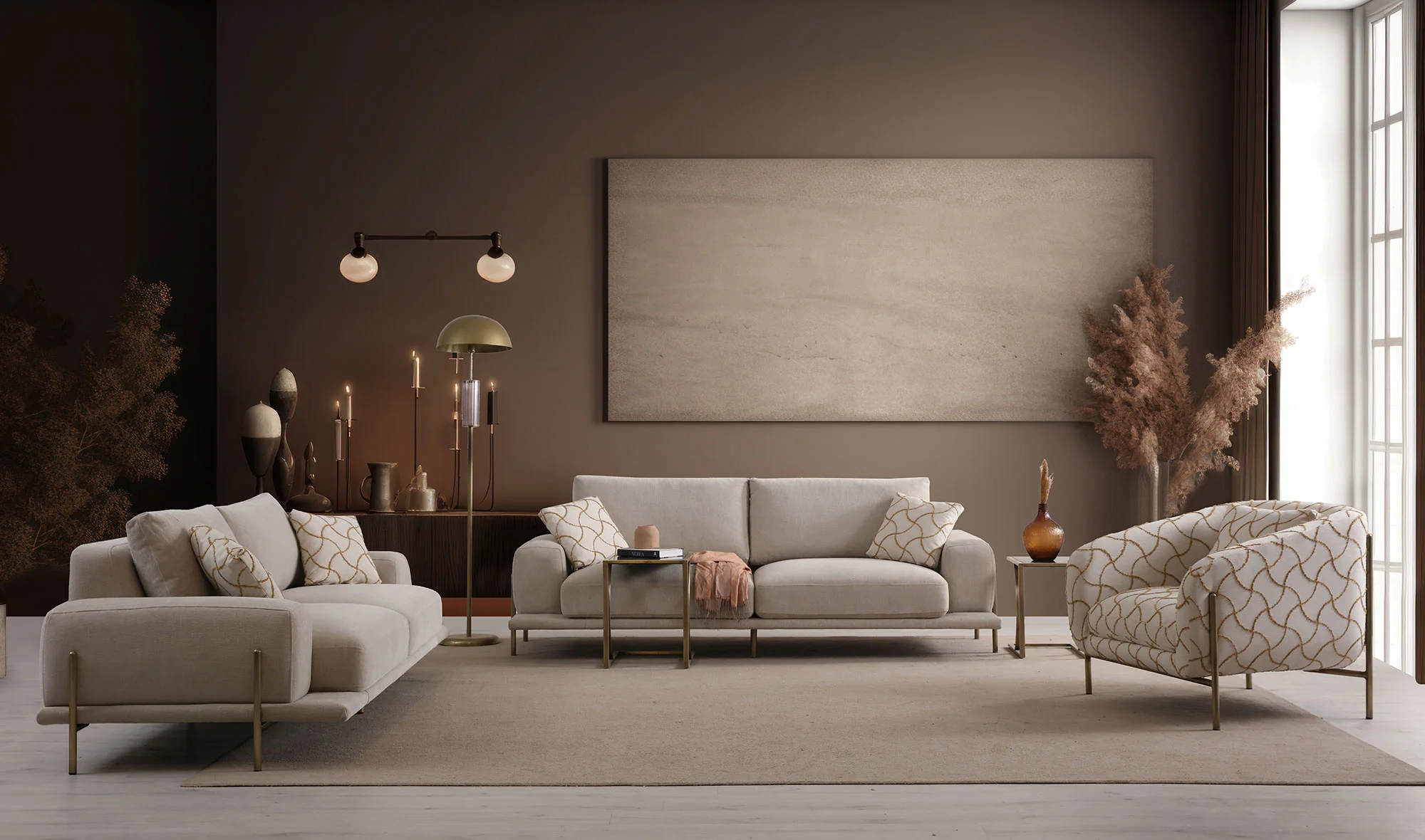 Merina Koltuk Takımı - Antik