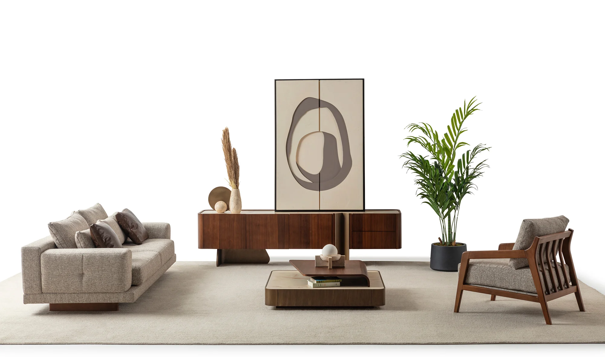 Mery Koltuk Takımı - Gri