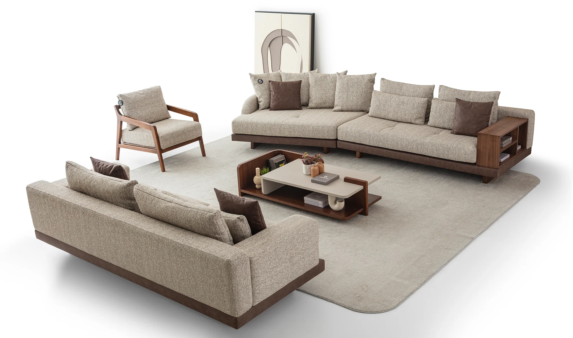 Mery Koltuk Takımı - Vizon