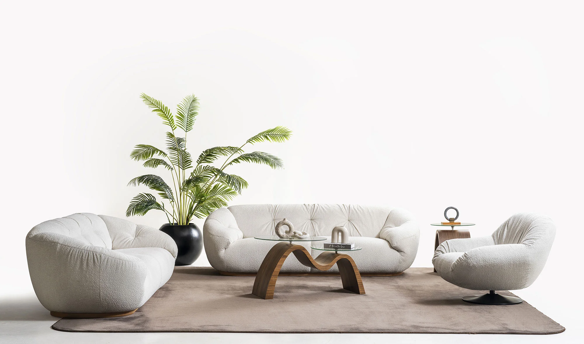 Mimosa Koltuk Takımı - Ekru