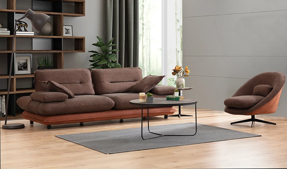 Modena Koltuk Takımı - Kahve Tarçın