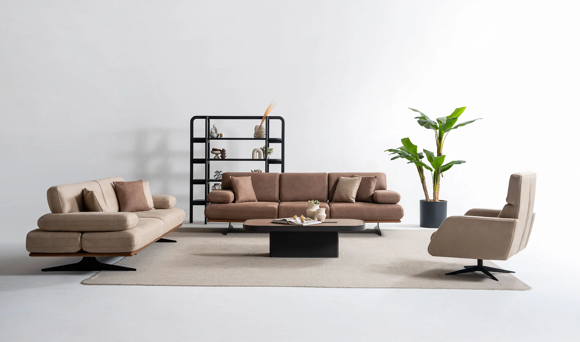 Modre Koltuk Takımı - Nubuk