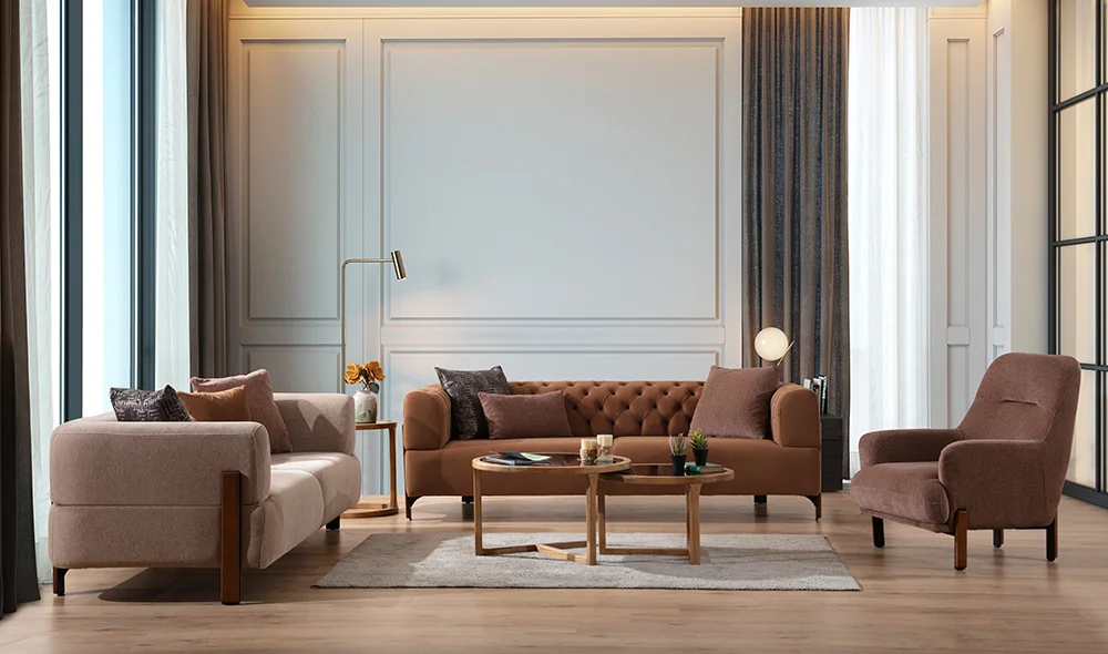 Nesta Koltuk Takımı - Kahve