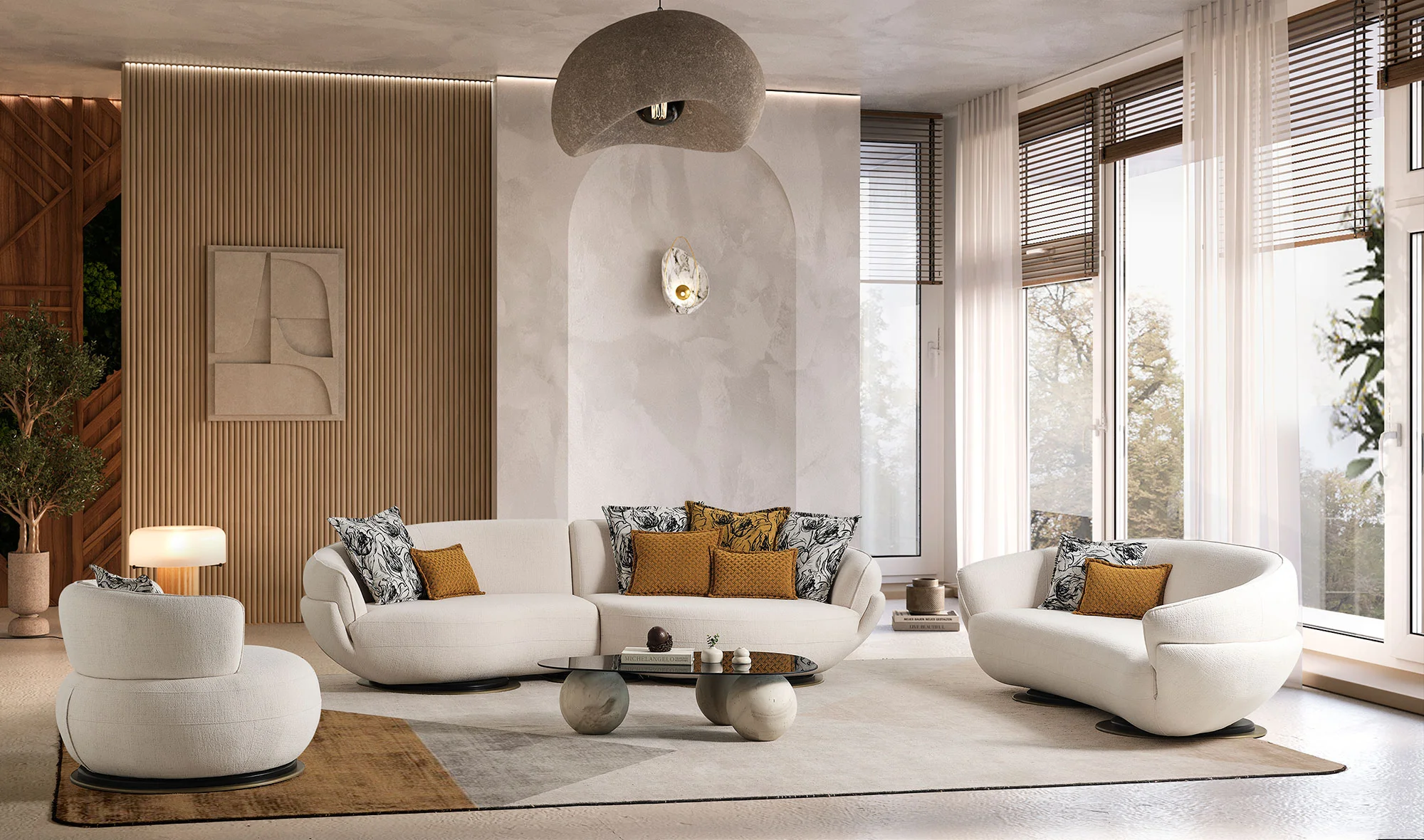 Plaid Koltuk Takımı