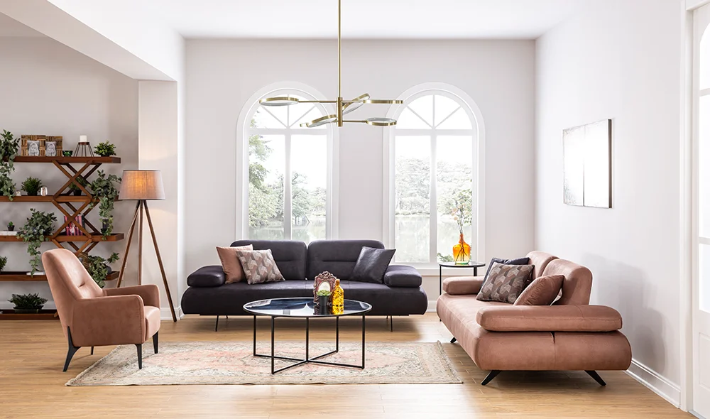 Roxas Koltuk Takımı - Kahverengi