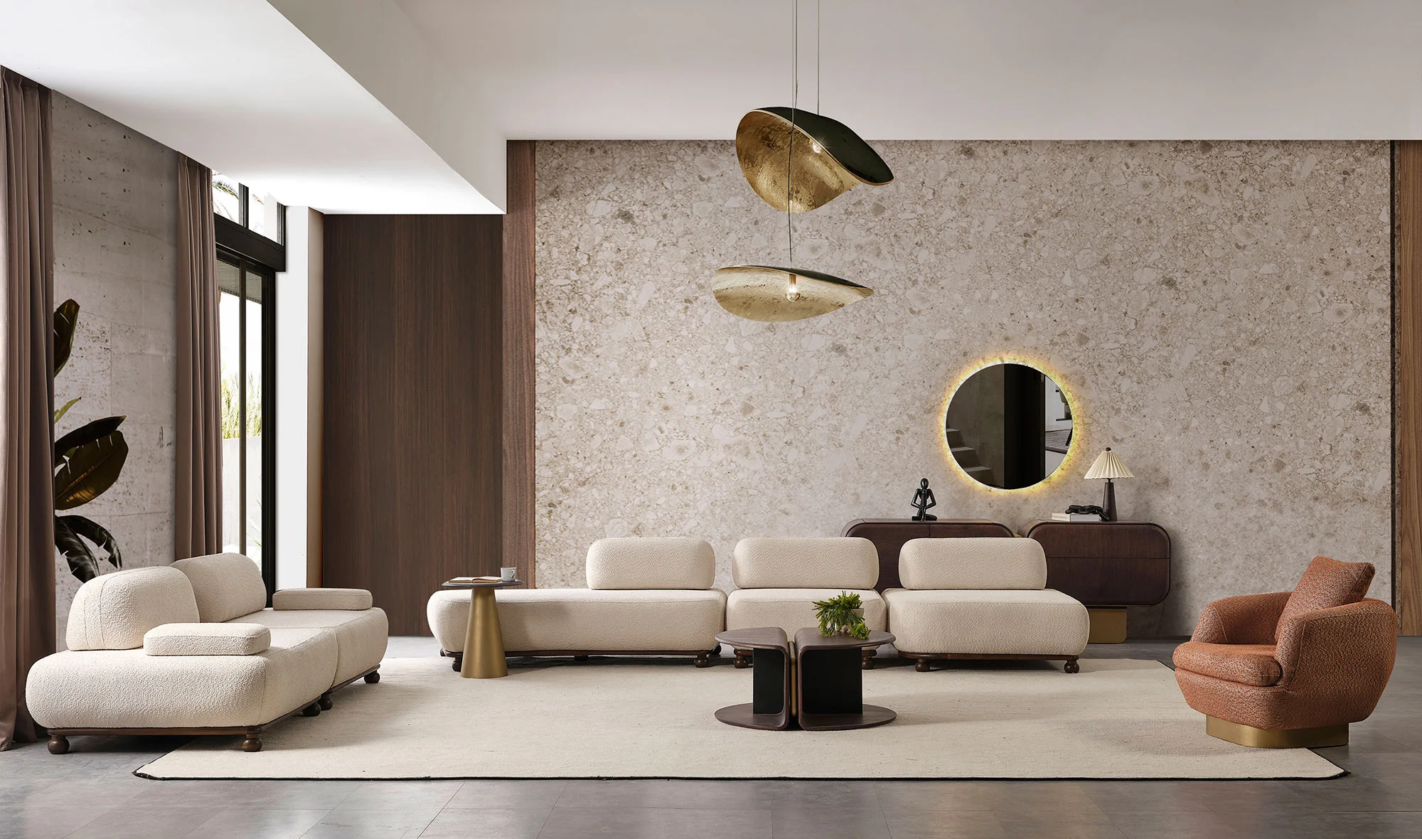 ?vory Koltuk Takımı