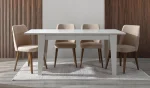 Açılır Yemek Masası + 6 Sandalye