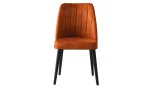 Turuncu Sandalye – Siyah Ayak