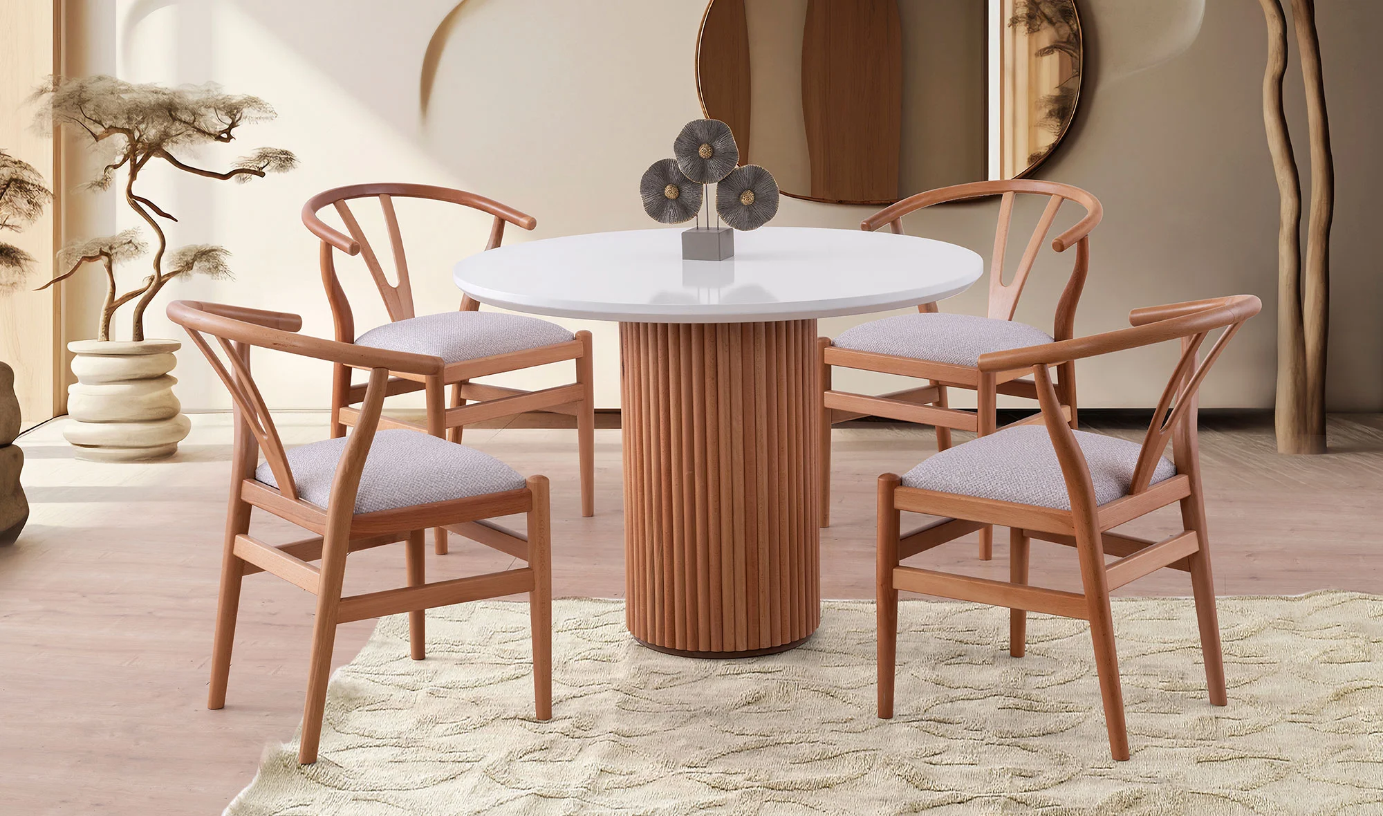 Amor Yemek Masas? Takımı - Farren Sandalye