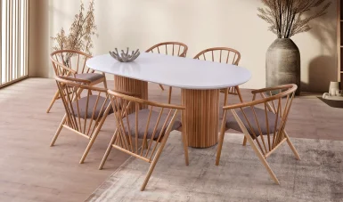 Antik Yemek Masası Takımı - Altea Sandalye